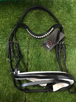 New hkm black bling comfort bridle full size FREE POSTAGE❤️