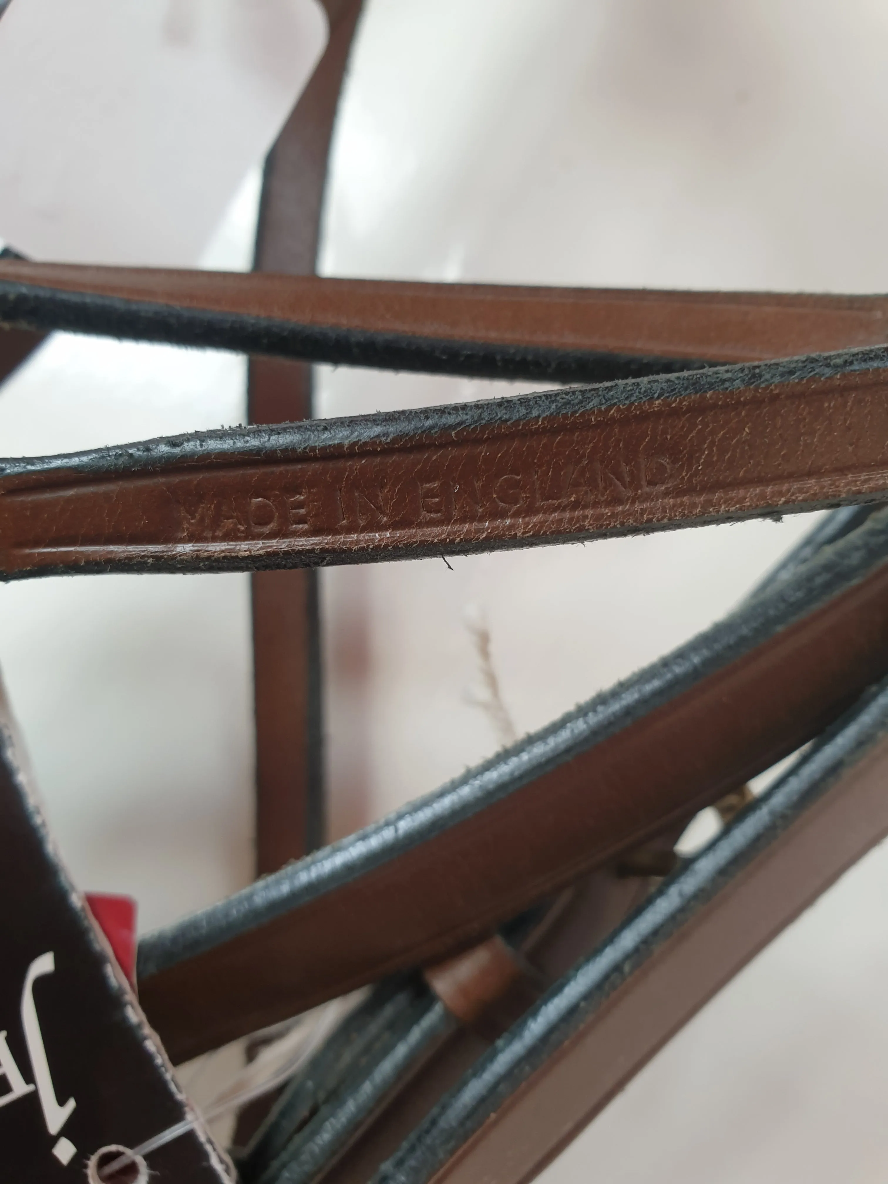 NEW WITH TAGS jeffries brown full bridle