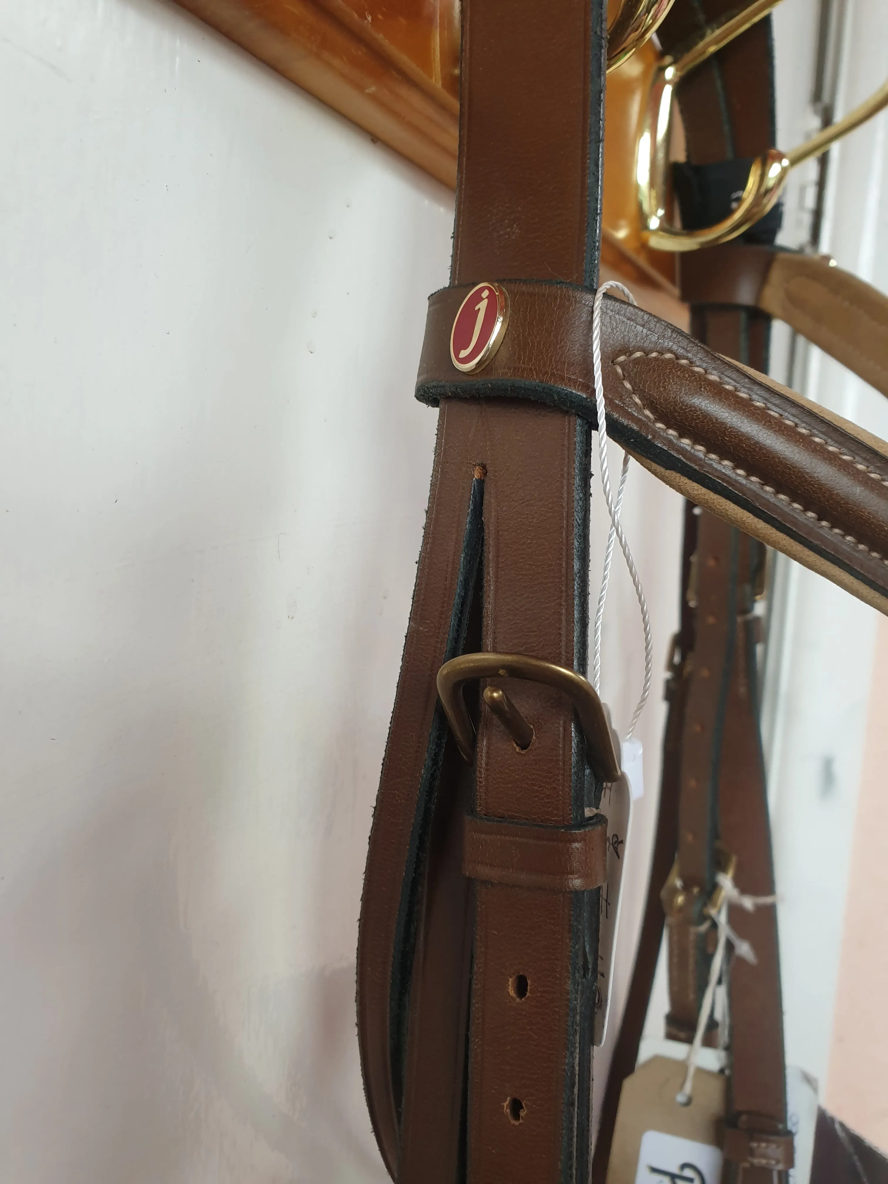 NEW WITH TAGS jeffries brown full bridle