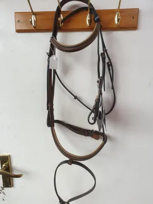 NEW WITH TAGS jeffries brown full bridle