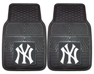 New York Yankees Heavy Duty 2-Piece Vinyl Car Mats