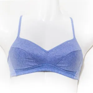 Newy Girls Bra - Soft Padded Blue Bra - 1802 - Thailand Bra