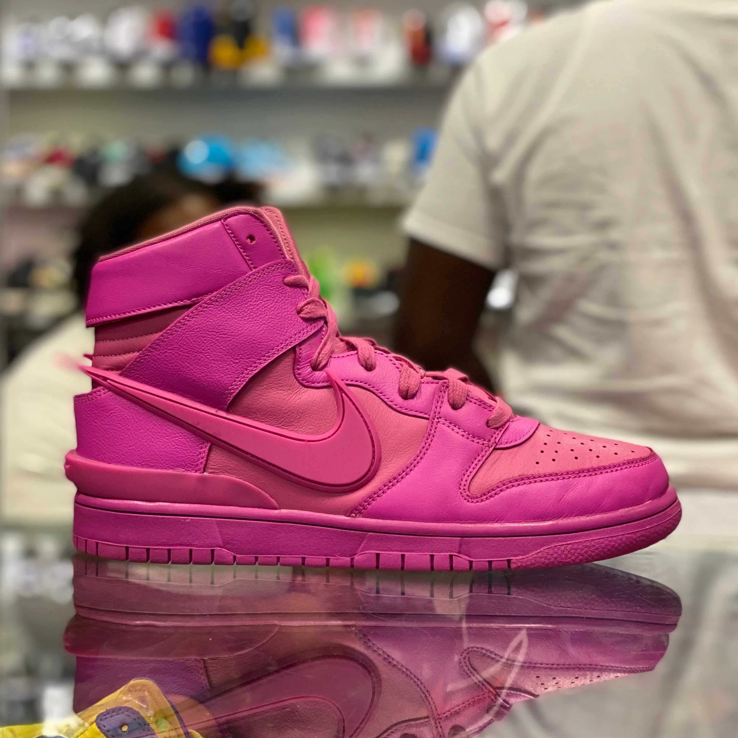 Nike Dunk High Ambush "Active Fuchsia"