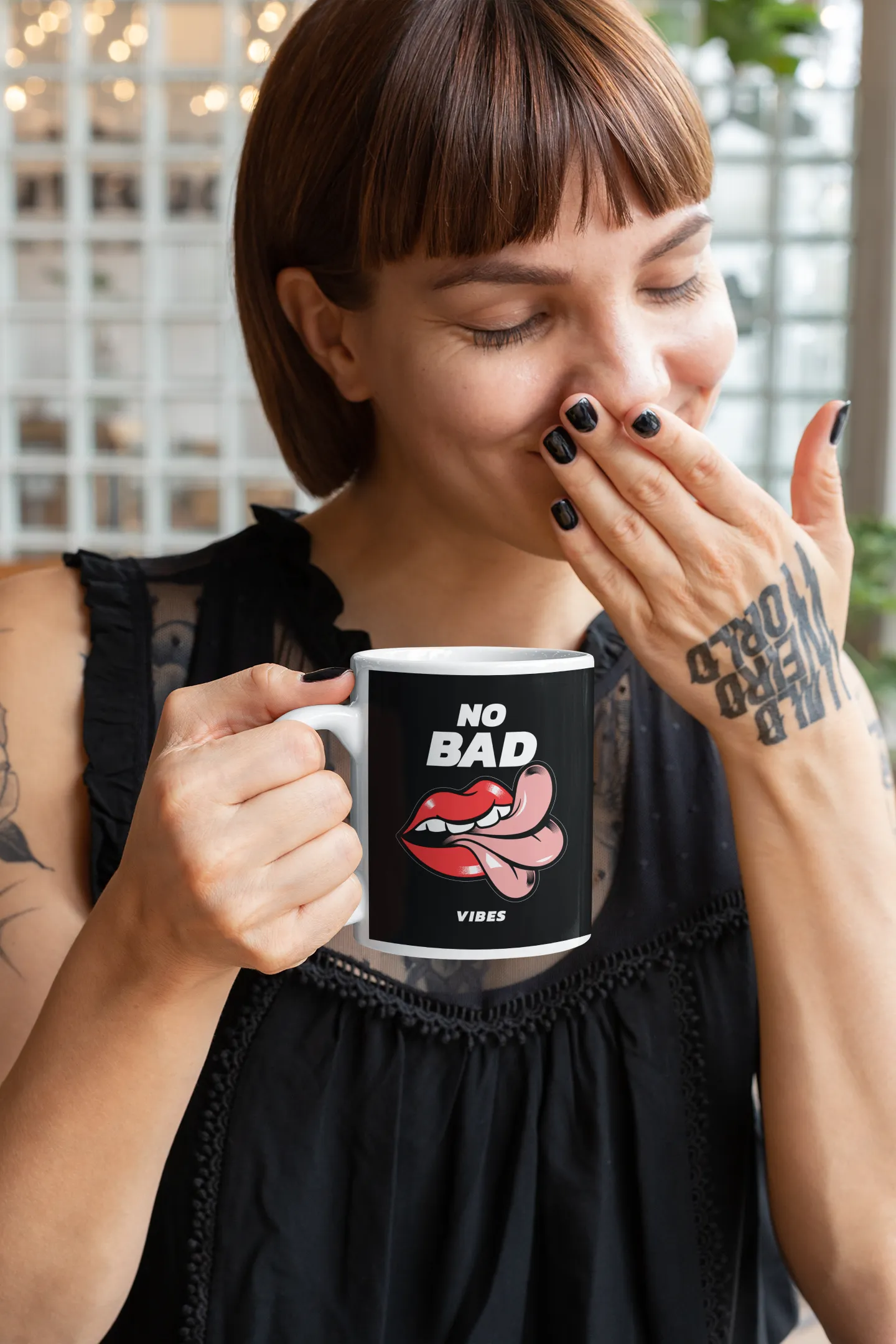NO BAD VIBES Mug