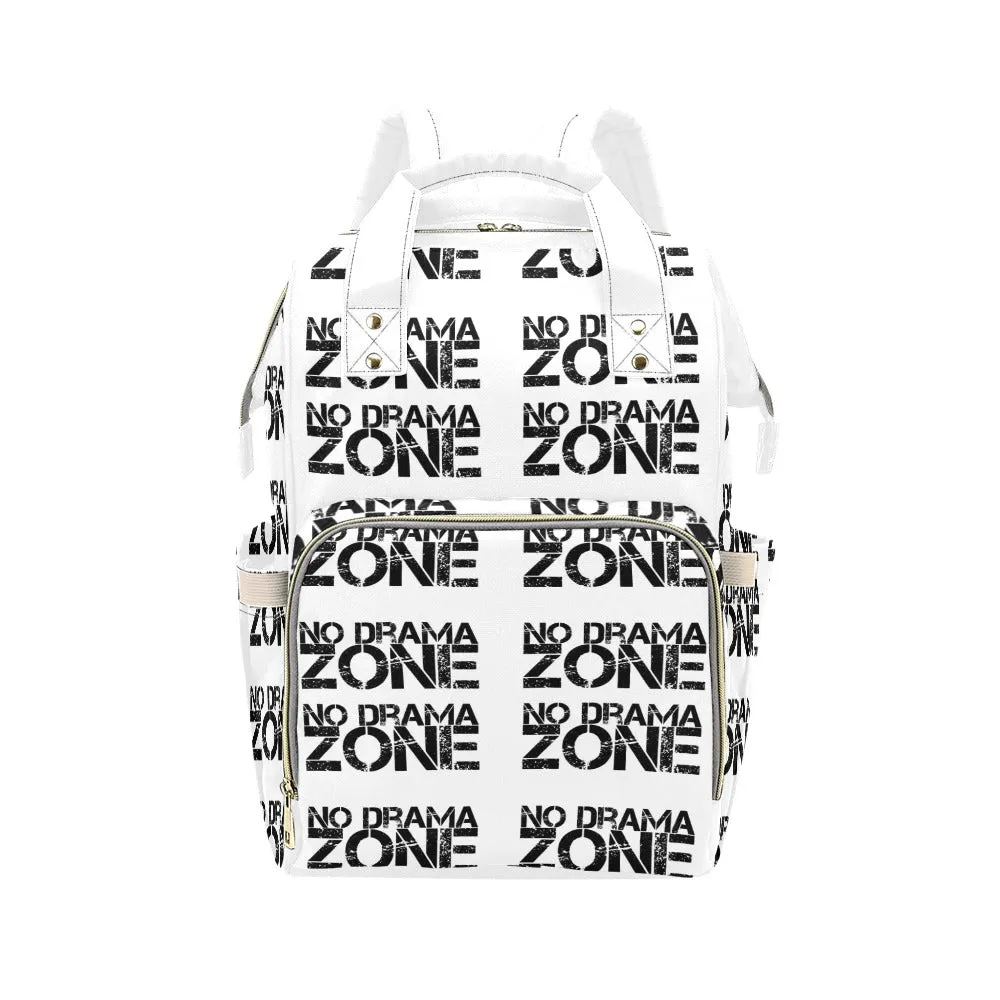 No Drama Zone Multi Function Backpack with White Handles