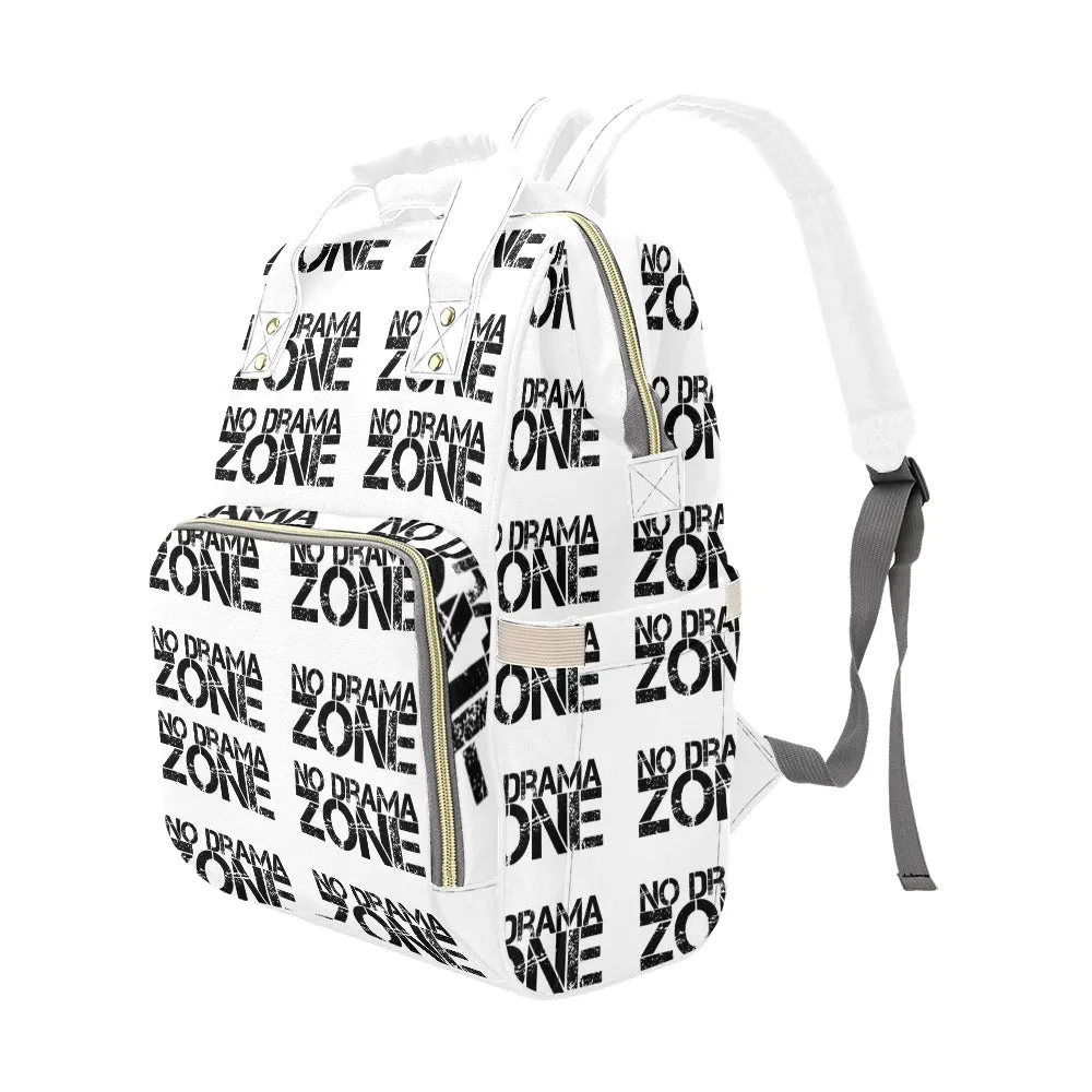 No Drama Zone Multi Function Backpack with White Handles