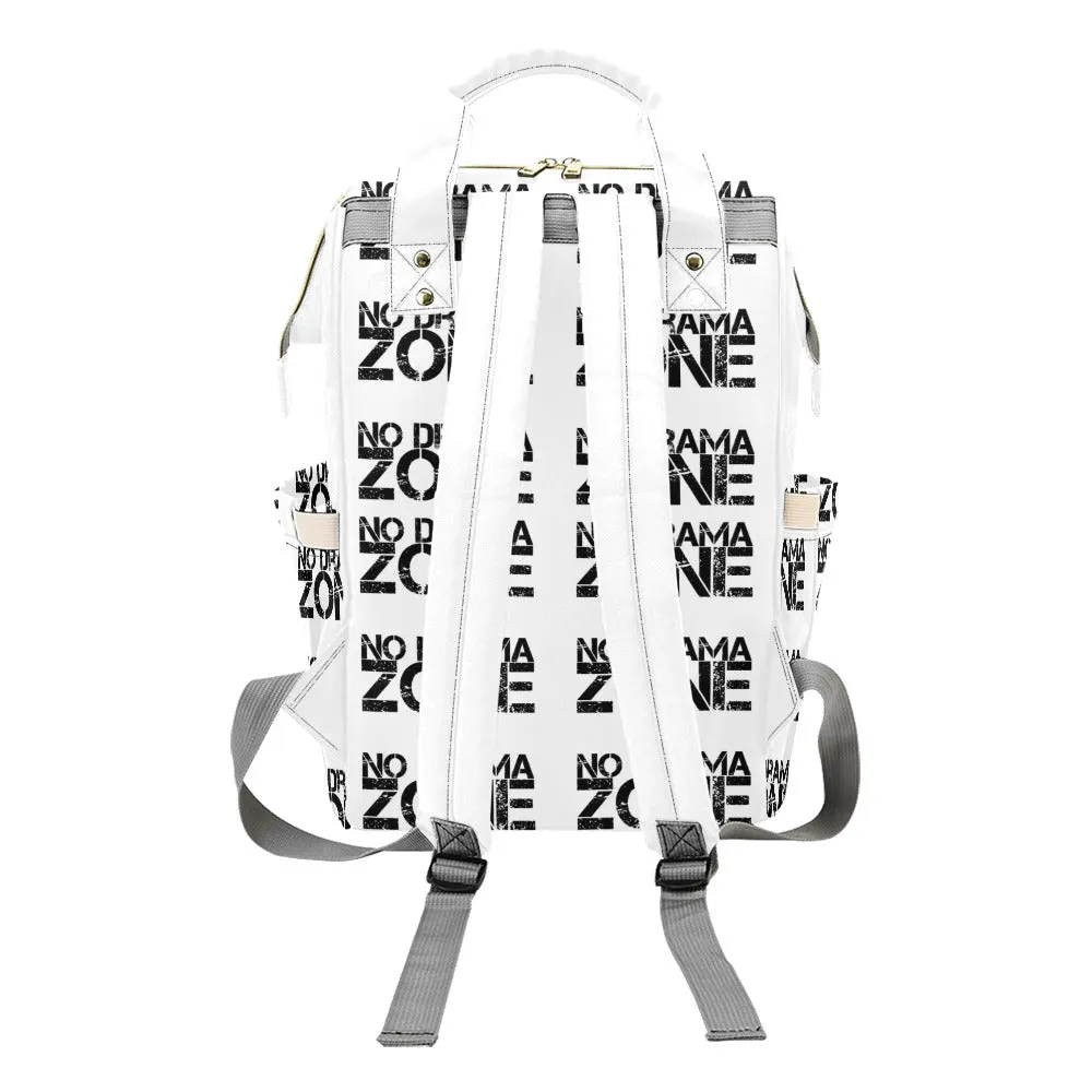 No Drama Zone Multi Function Backpack with White Handles