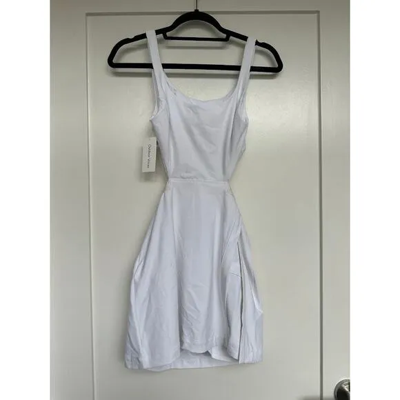 NWT Outdoor Voices Womens Brilliant White Court Mini Dress Madewell Size S NL615