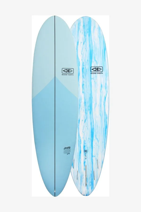 O&E HAPPY HOUR EPOXY SOFT TOP SKY BLUE - 7'6"