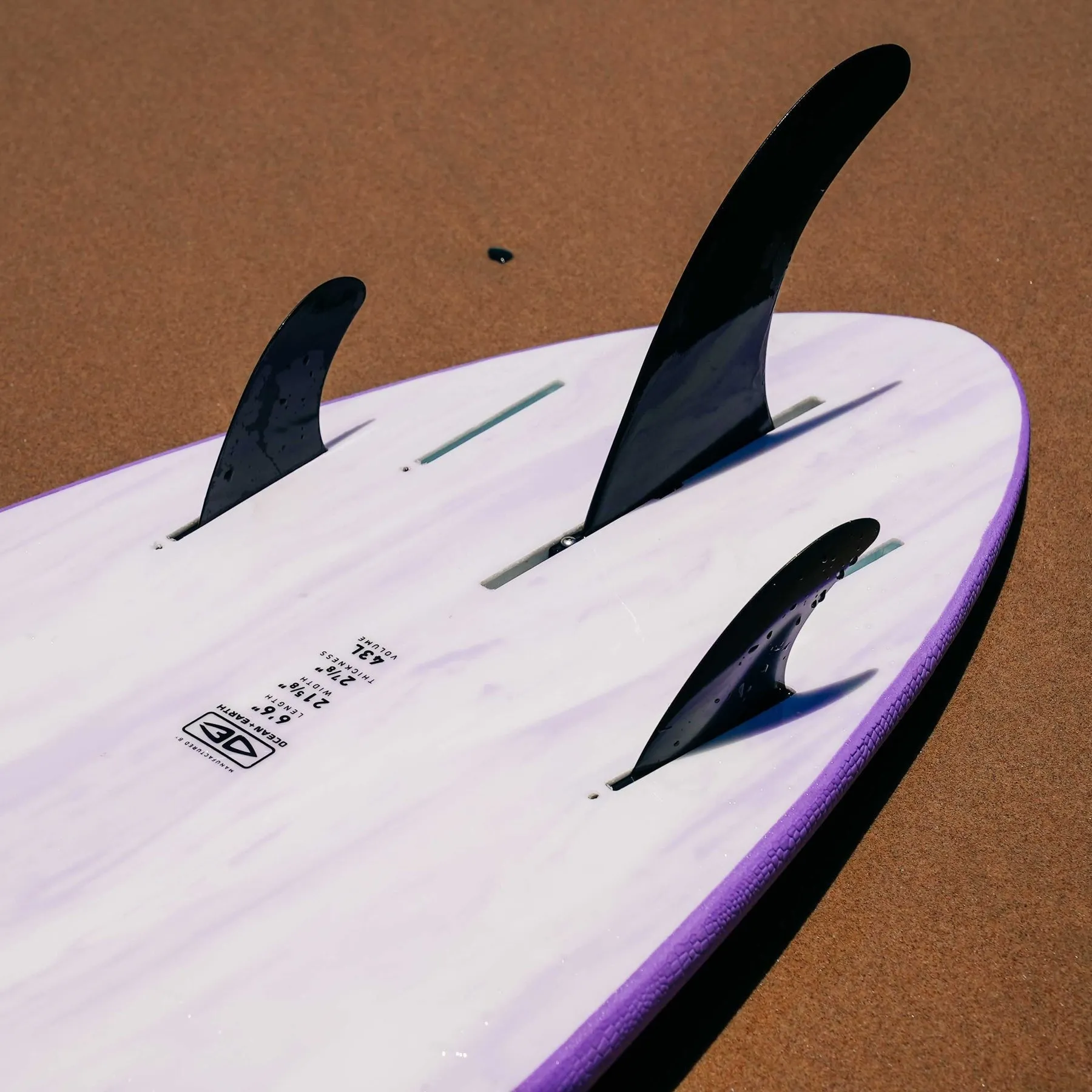 O&E HAPPY HOUR EPOXY SOFT TOP VIOLET - 7'6"