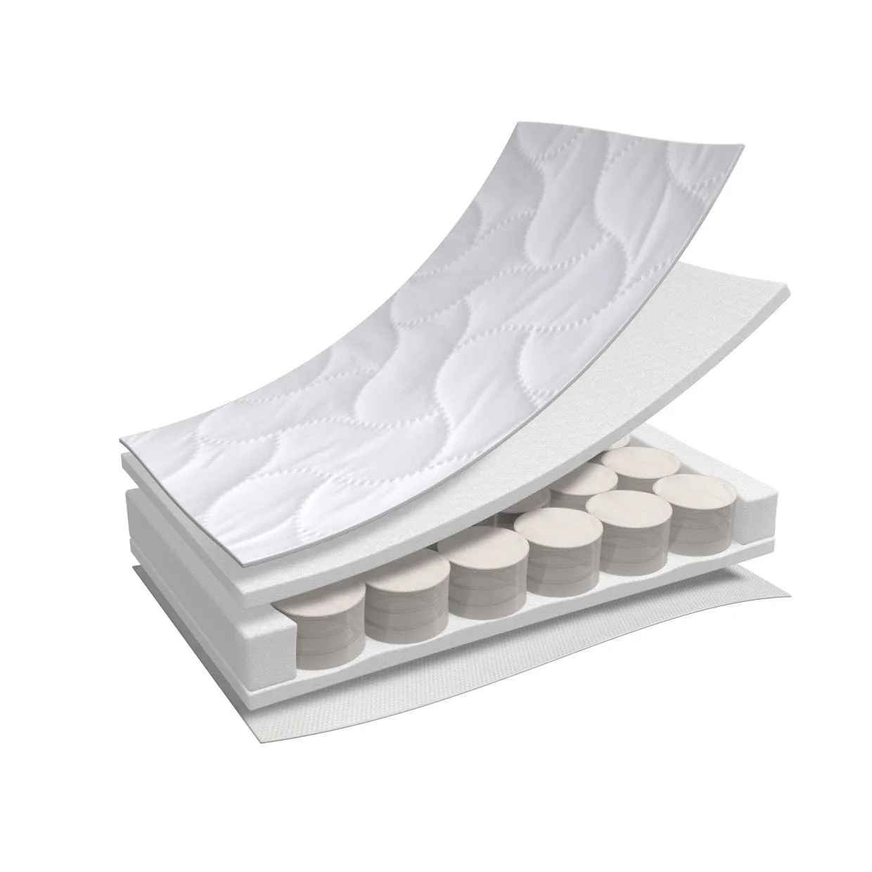 Obaby Pocket Sprung Cot Bed 140 X 70cm (10cm)