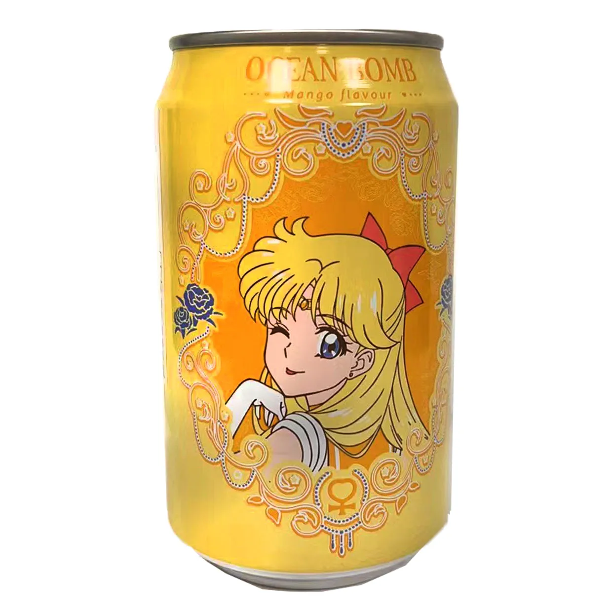 Ocean Bomb & Sailor Moon Mango Flavour 330ml ~ 海洋深層氣泡水 芒果风味 330ml