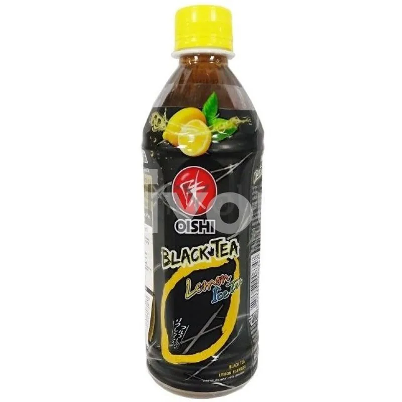 Oishi Black Tea Lemon Ice Tea 500ml ~ Oishi 檸檬紅茶 500ml