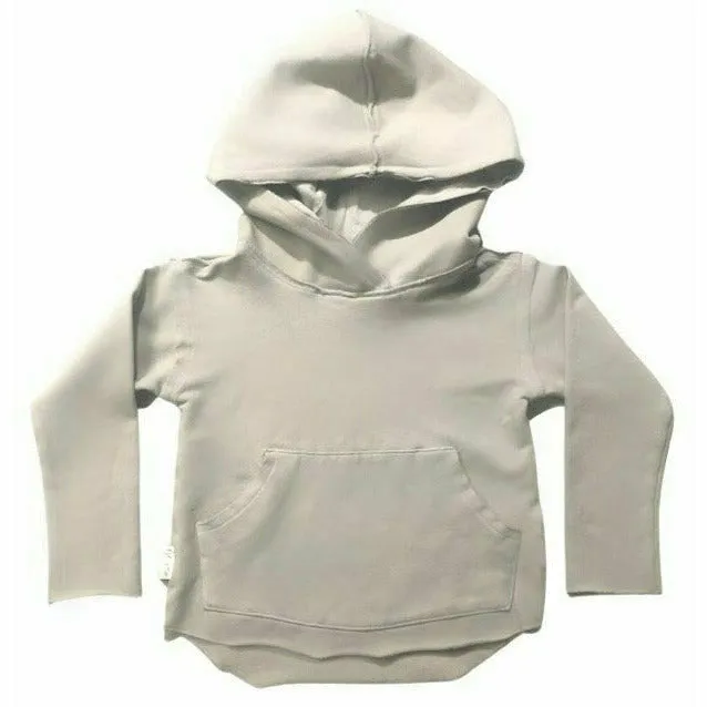 Organic Baby  Benji Hoodie Stone