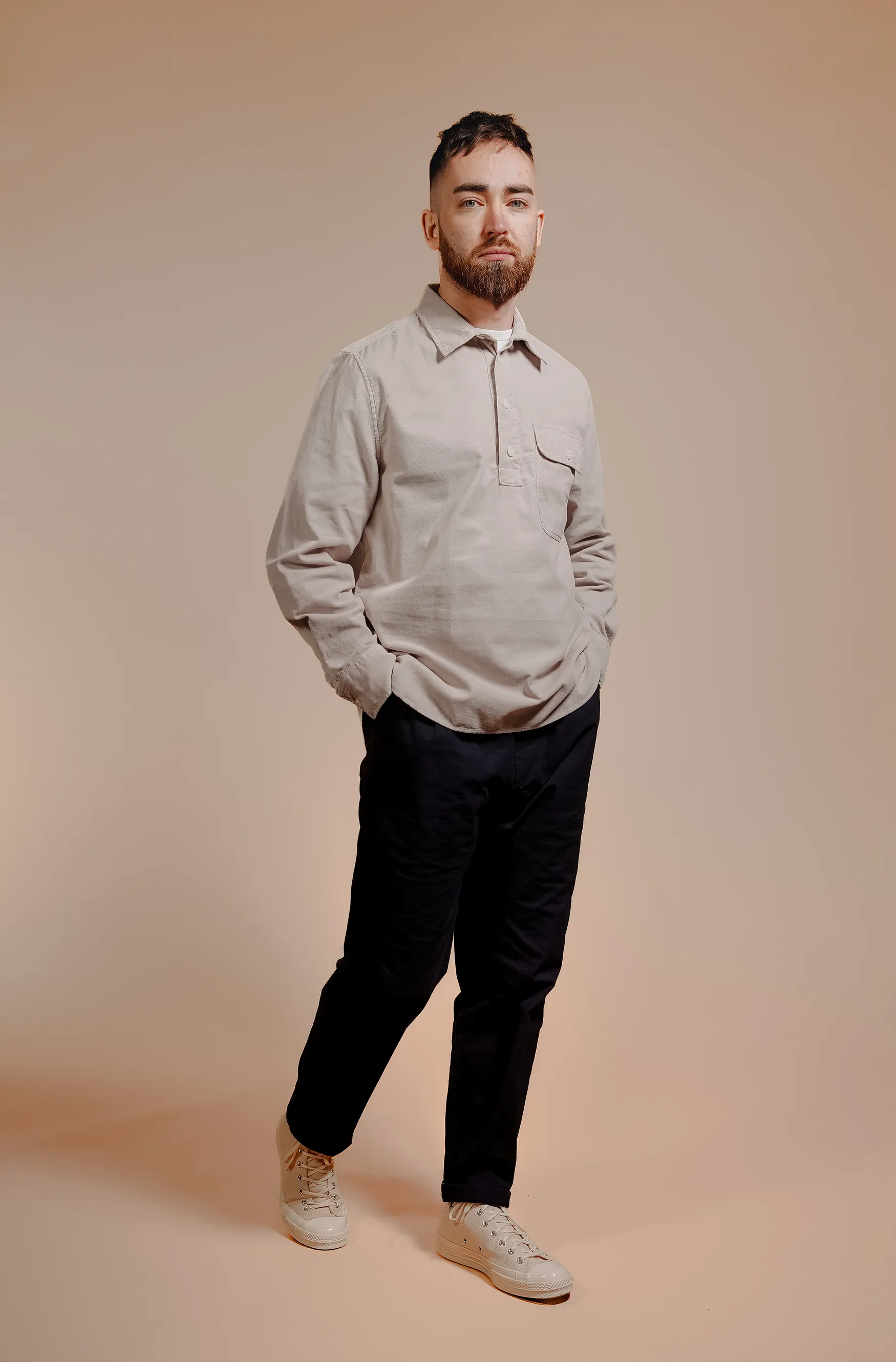Organic Fine Cord Popover