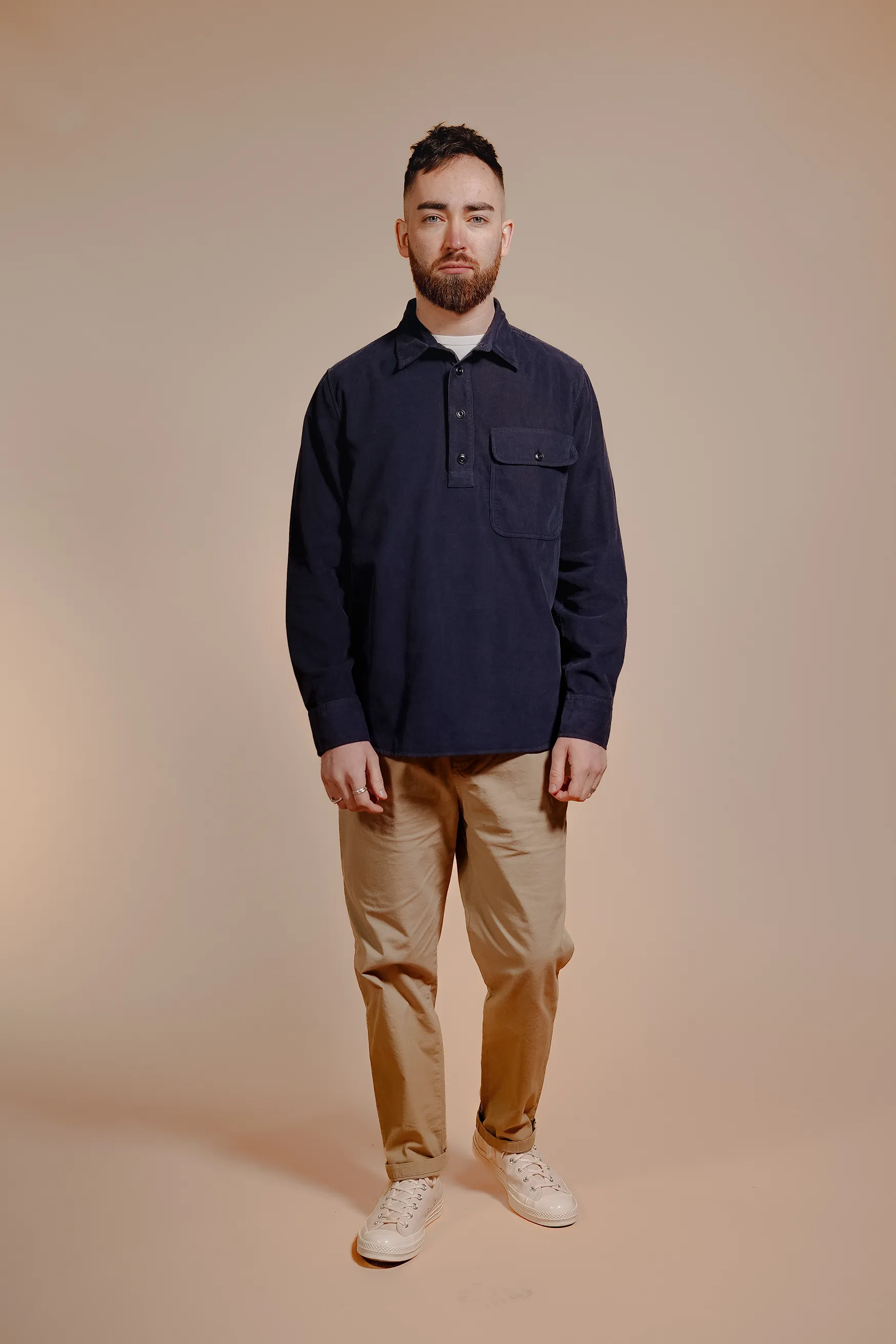 Organic Fine Cord Popover