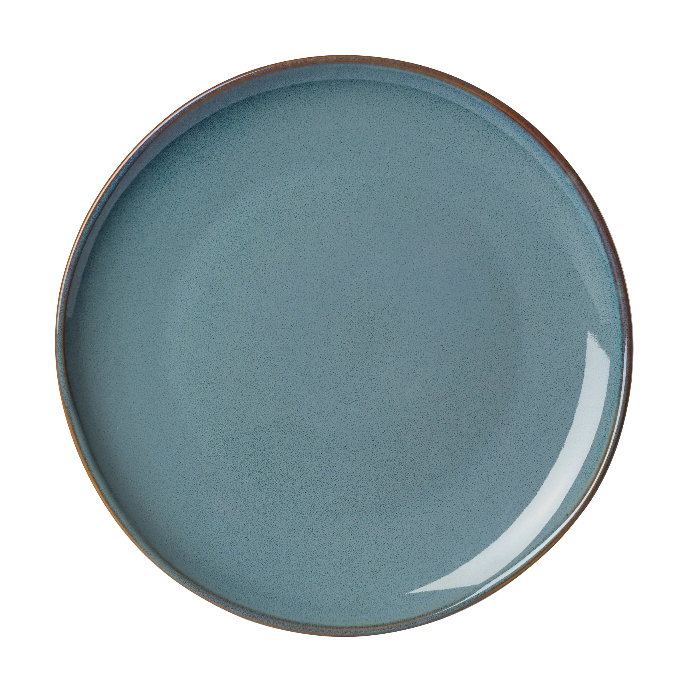 Organic Shades 12-Piece Dinnerware Set, Blue