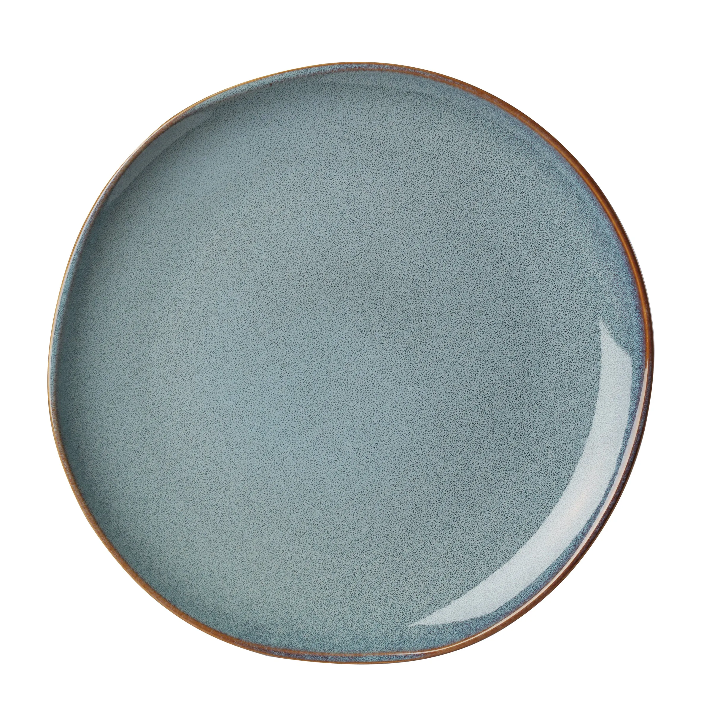 Organic Shades 12-Piece Dinnerware Set, Blue