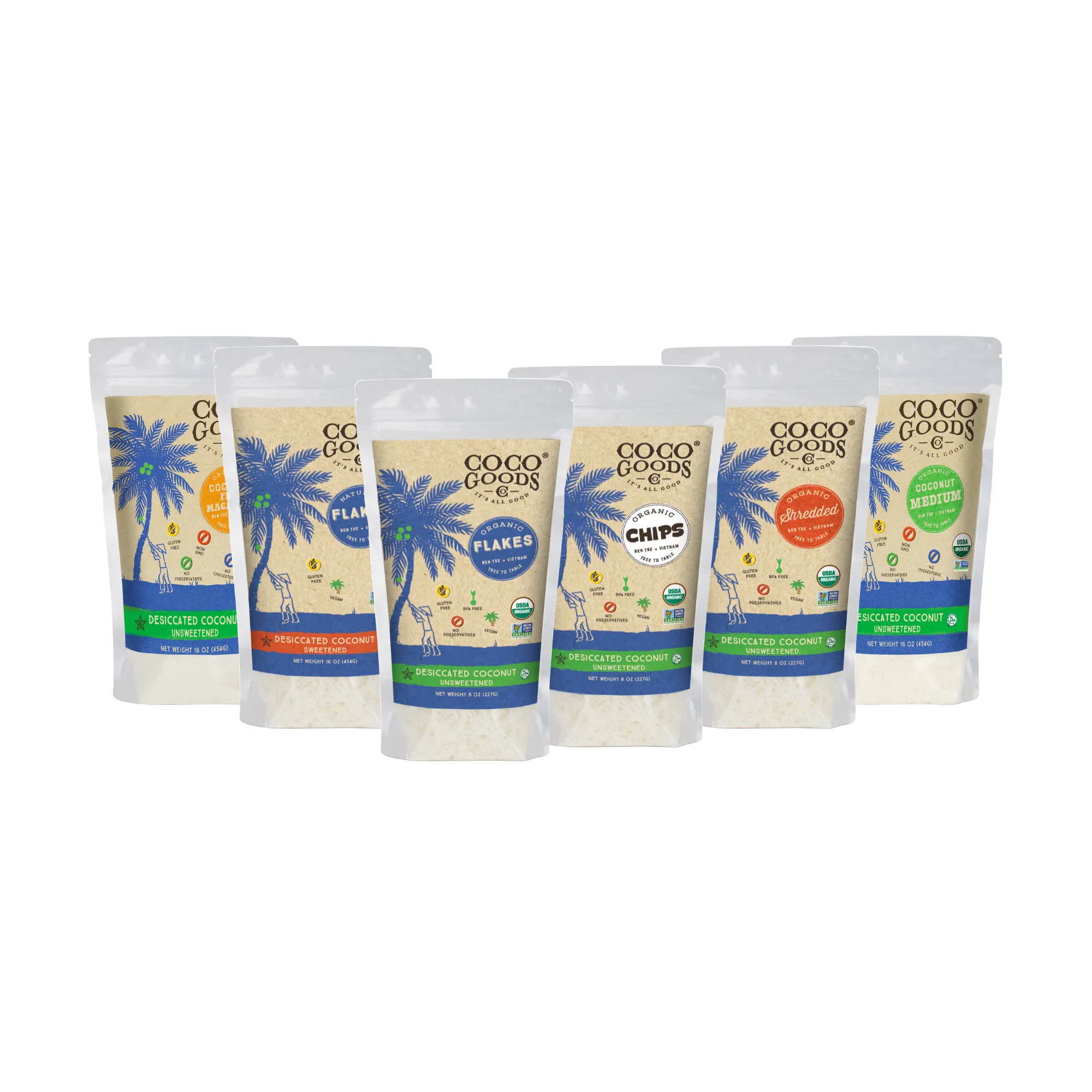 Organic Unsweetened Desiccated Coconut, Flakes Grade 8 oz, 2 Pack