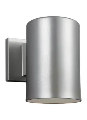 Outdoor Cylinders Painted Brushed Nickel