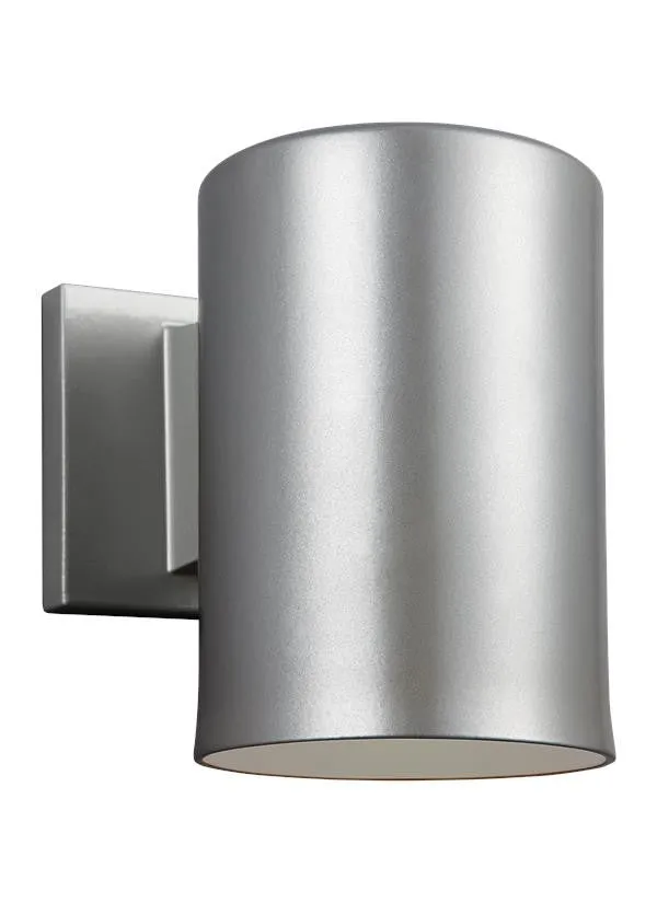 Outdoor Cylinders Painted Brushed Nickel