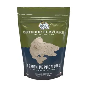 OUTDOOR FLAVOURS LEMOND PEPPER DILL SEASONED COATING MIX