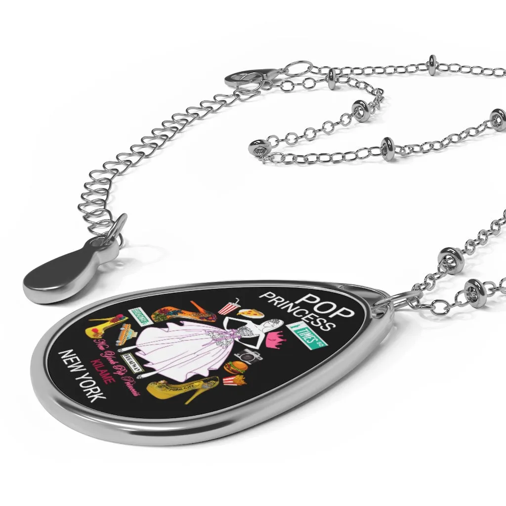 Oval Necklace 'Pop Princess'