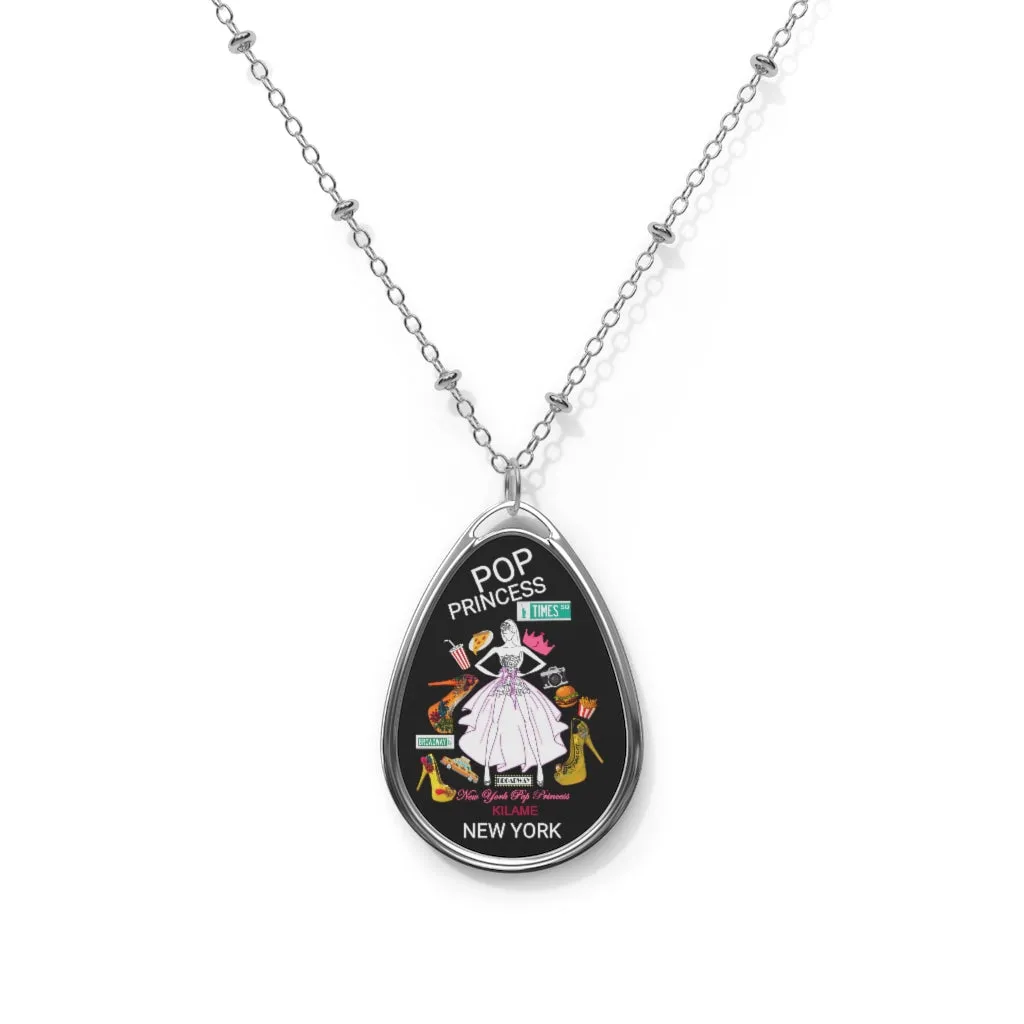 Oval Necklace 'Pop Princess'