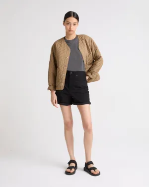 Padded jacket with pockets