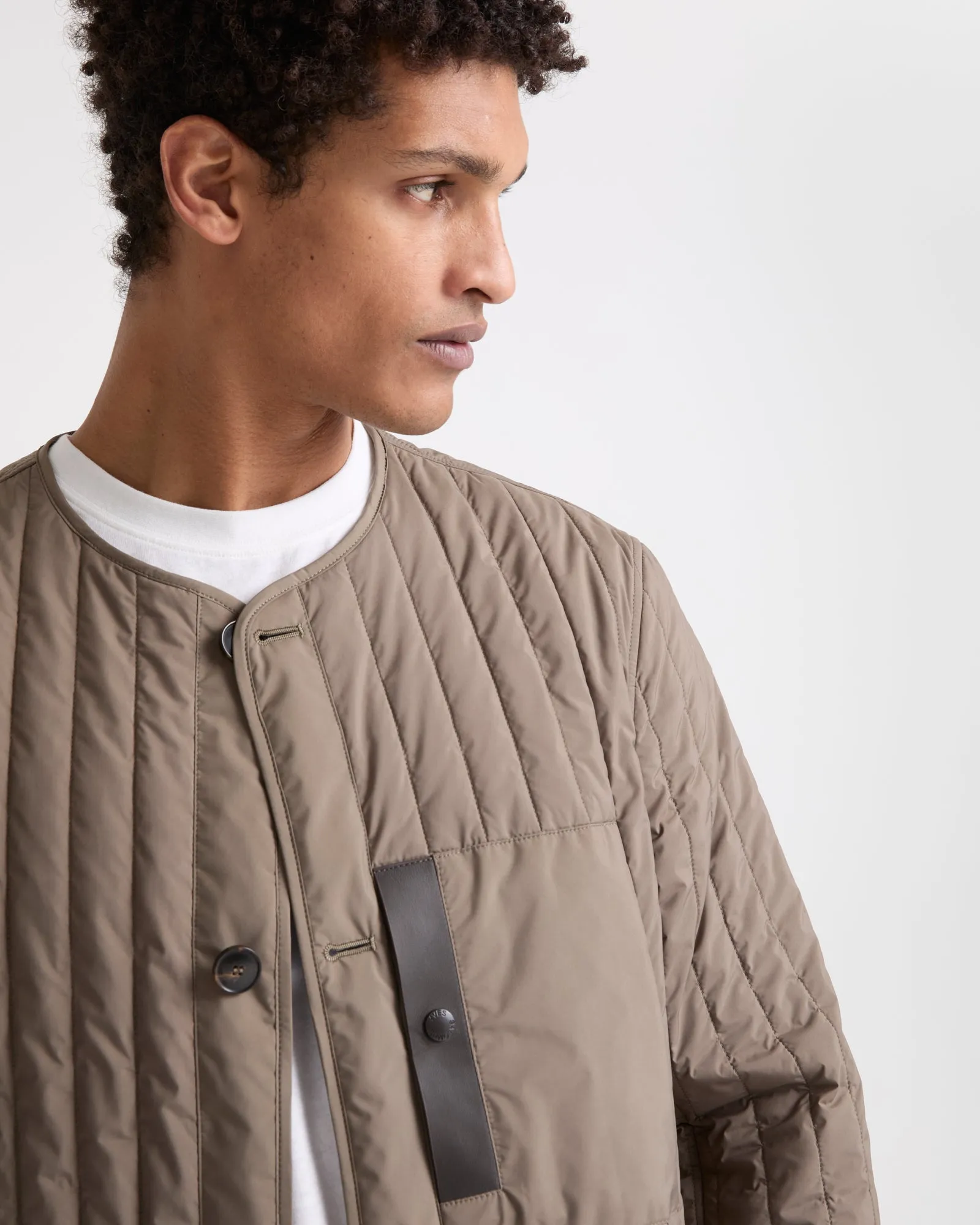 Padded overshirt