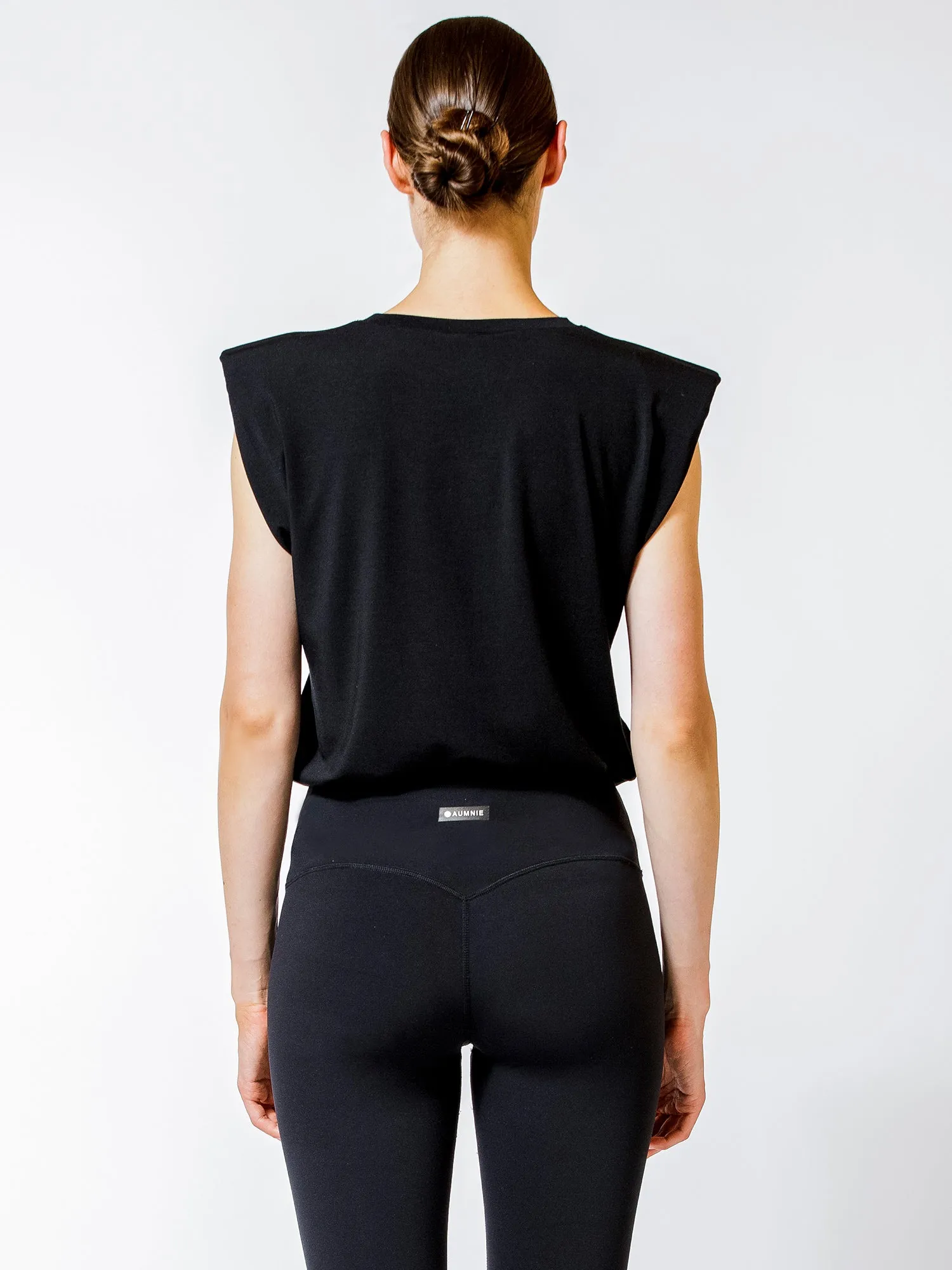 PADDED POWER TANK, BLACK