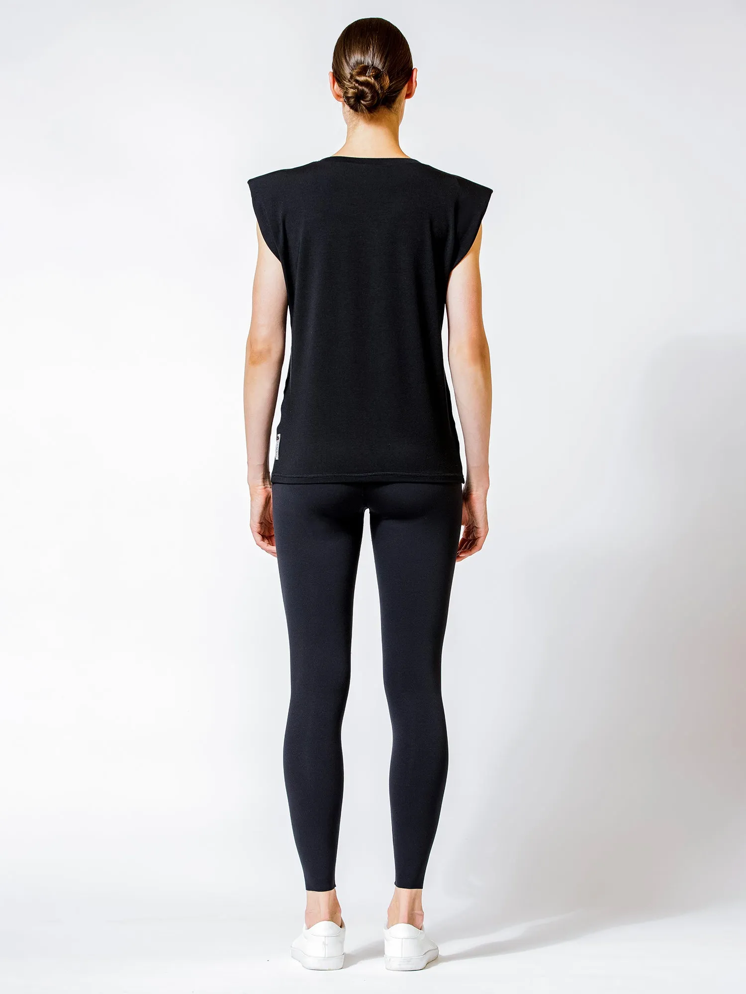 PADDED POWER TANK, BLACK