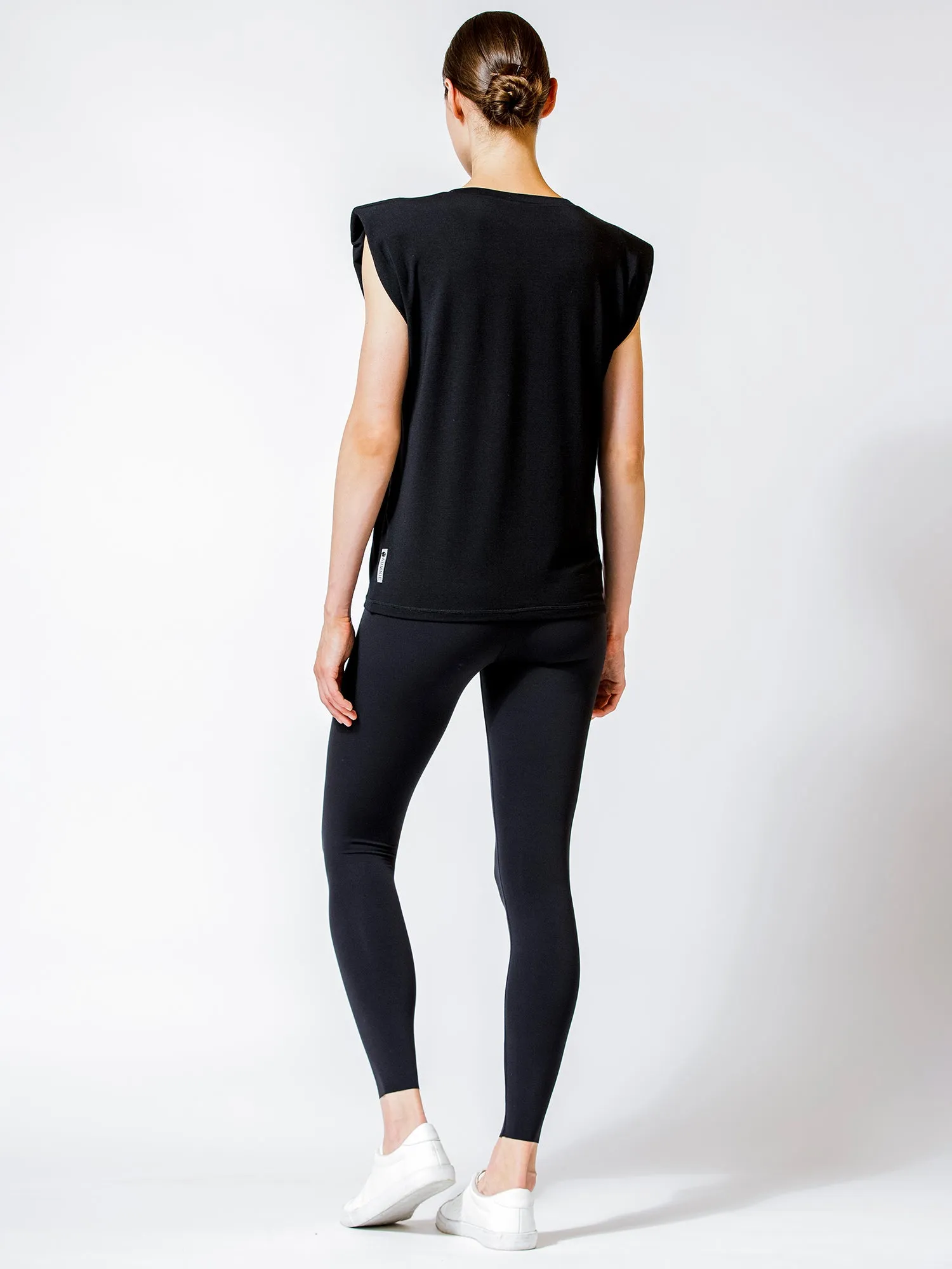 PADDED POWER TANK, BLACK
