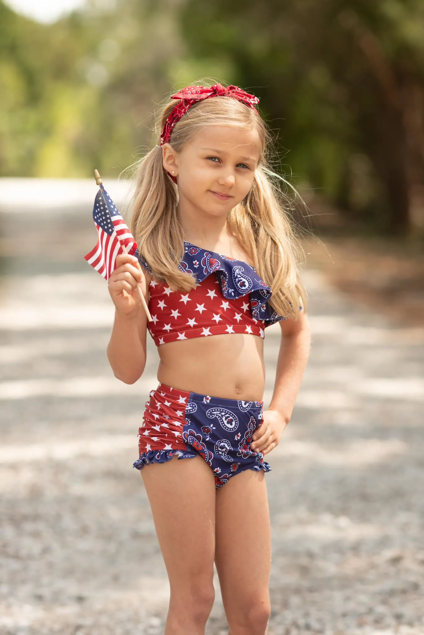 Paisley Star Two Piece Swim 18m-6