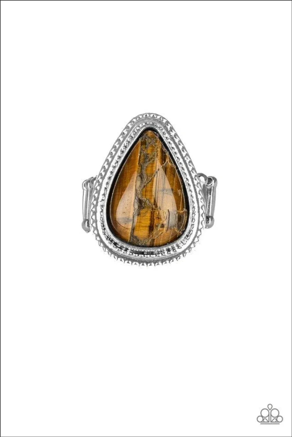 Paparazzi Mojave Mist - Brown Cat's Eye Ring