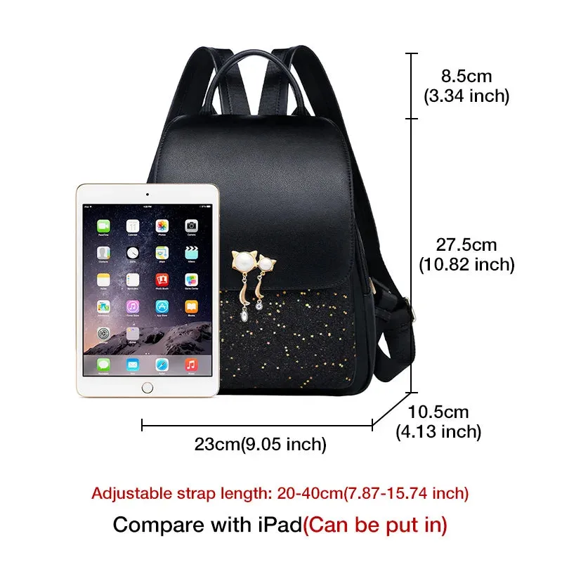 Patchwork Backpack Large Capacity