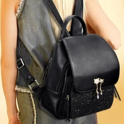 Patchwork Backpack Large Capacity
