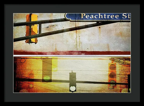 Peachtree Street - Framed Print