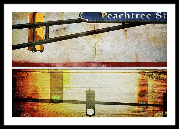 Peachtree Street - Framed Print