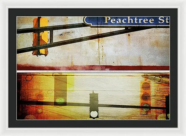 Peachtree Street - Framed Print