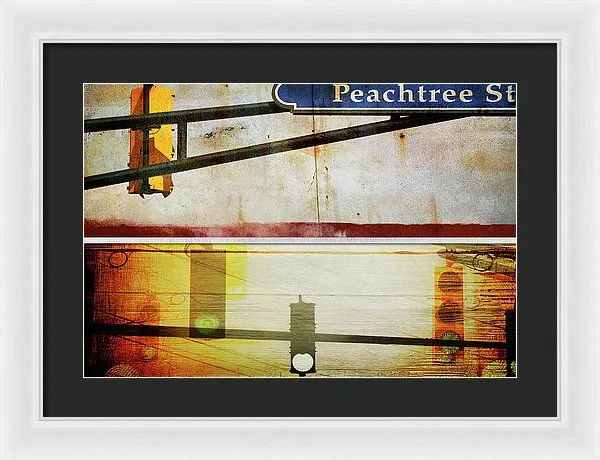 Peachtree Street - Framed Print