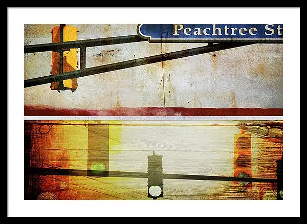 Peachtree Street - Framed Print