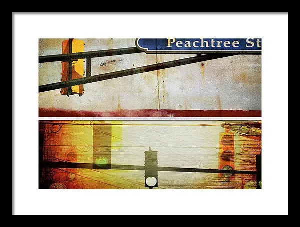 Peachtree Street - Framed Print