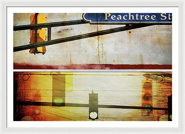 Peachtree Street - Framed Print