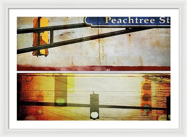 Peachtree Street - Framed Print