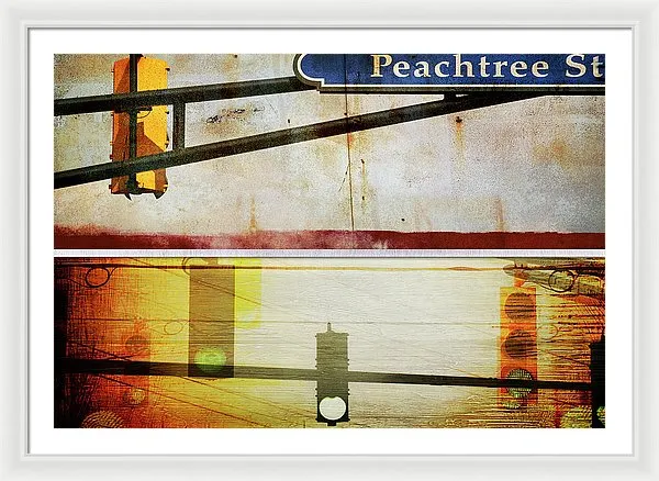 Peachtree Street - Framed Print