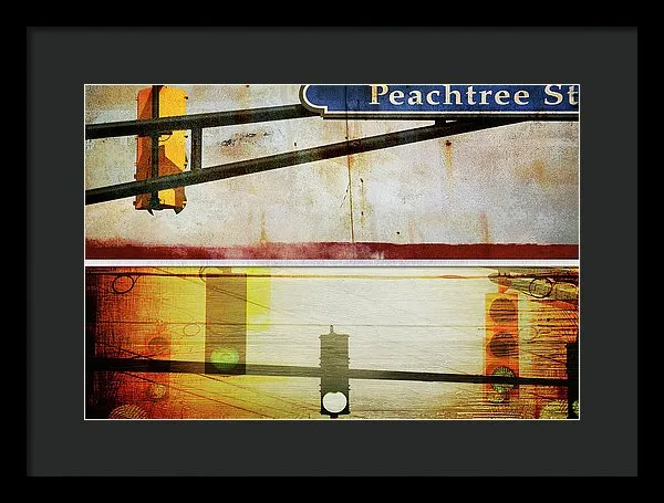 Peachtree Street - Framed Print