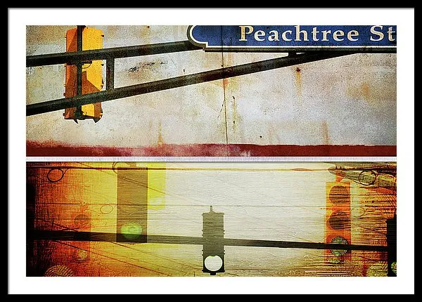 Peachtree Street - Framed Print