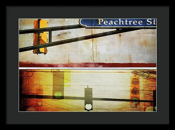 Peachtree Street - Framed Print
