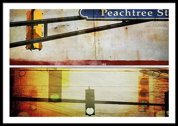 Peachtree Street - Framed Print